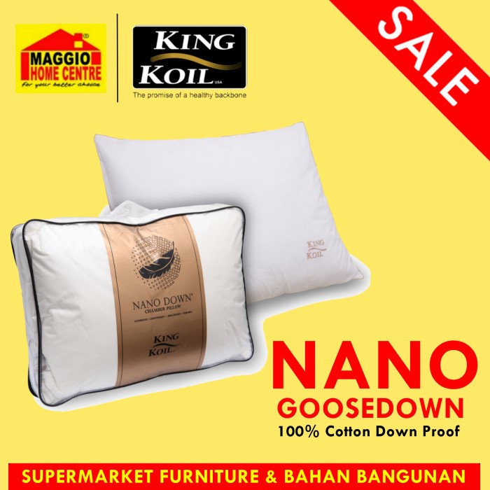 Terlaris Bantal King Koil - Bantal Bulu Angsa - Nanochamber Pillow - King Koil