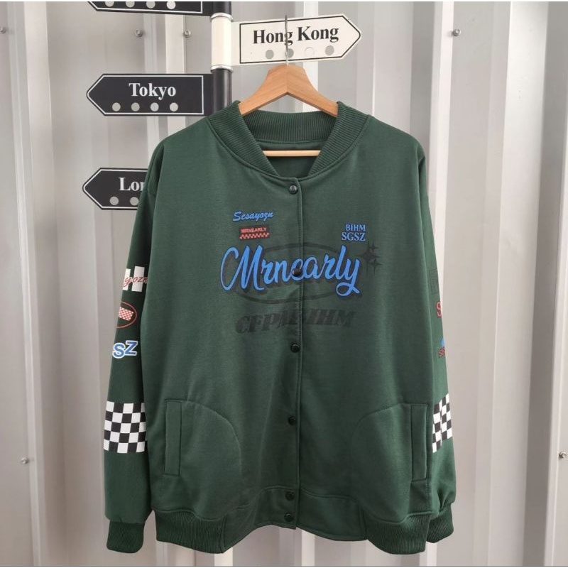 MRNCARLY JACKET PRIA-WANITA UNISEX OVERSIZE | JAKET OVERSIZE HIGH HIGH PREMIUM DISTRO | JACKET RACING | JACKET MOTOR