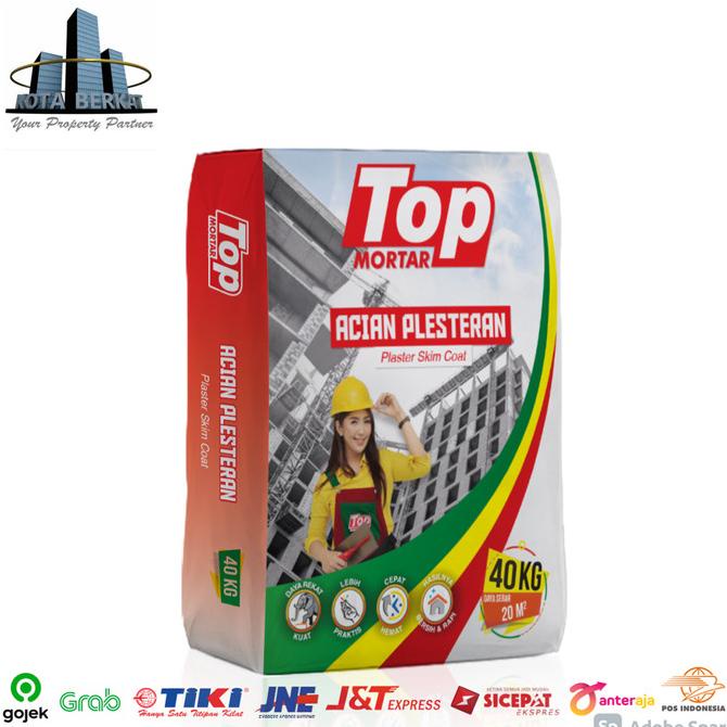 +%+%+%] ACIAN TOP MORTAR / SEMEN ACIAN TOP/ ACIAN PLESTER TOP 40KG