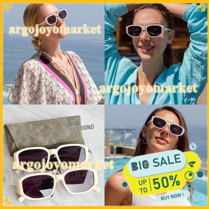 RIETI DONO SUNGLASSES KACAMATA IVORY PALING MURAH