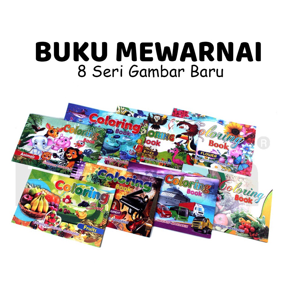 

46 Buku mewarnai / 8pcs Buku mewarnai / buku mewarnai anak / buku mewarnai SET 73