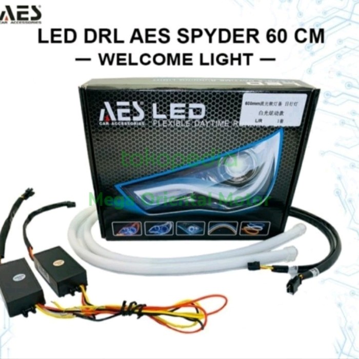 Drl Led Alis AES With Running Sein Putih