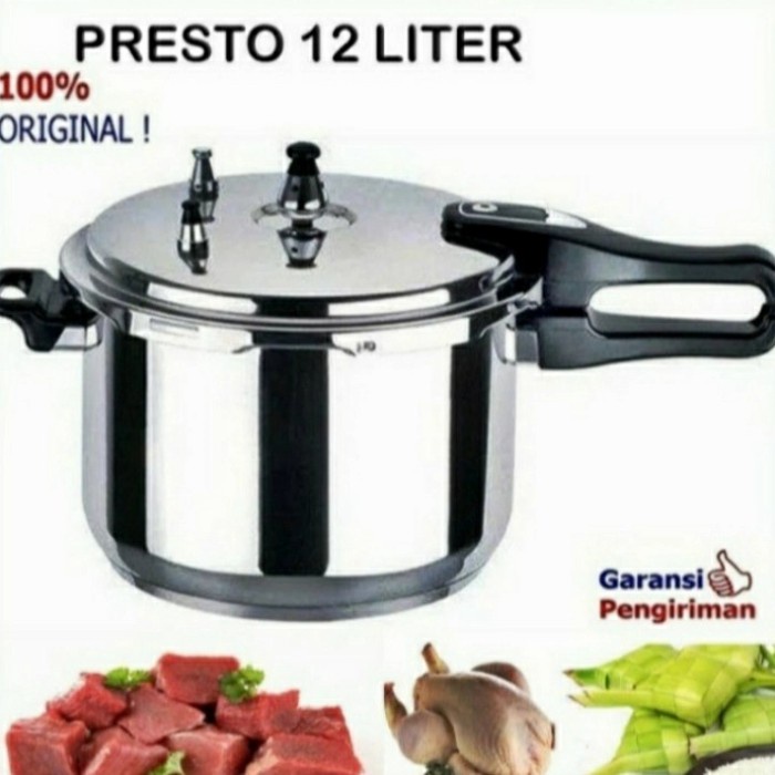 Best Seller Panci Presto New Viva Diameter 30Cm (12 Liter) Ukuran Besar, Stainless