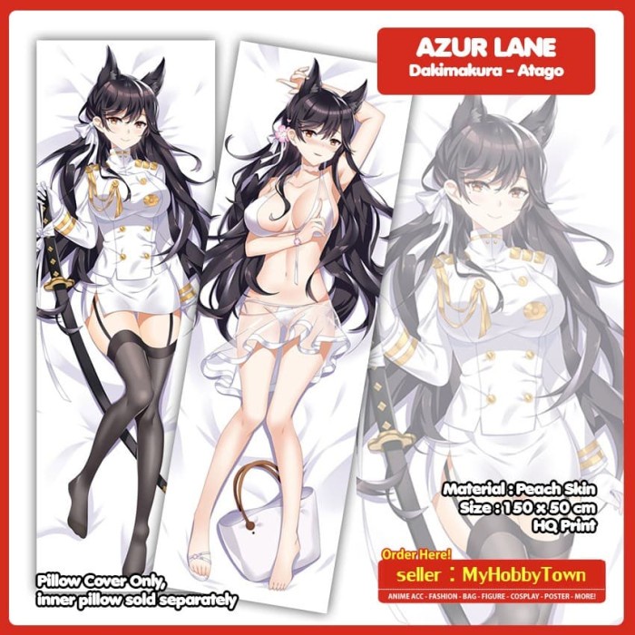 DISKON SPESIAL SARUNG BANTAL ANIME DAKIMAKURA AZUR LANE : ATAGO TERMURAH