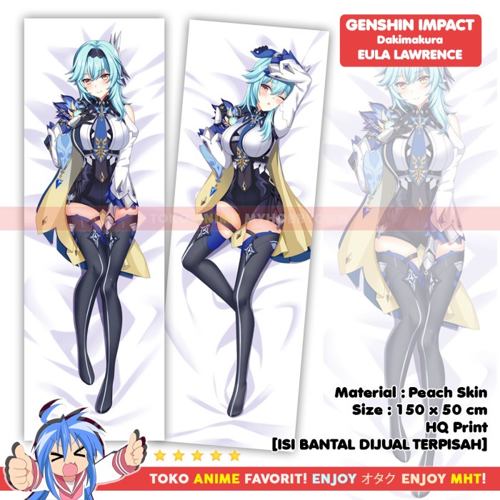 DISKON SPESIAL SARUNG BANTAL ANIME DAKIMAKURA GENSHIN IMPACT : EULA LAWRENCE TERBARU