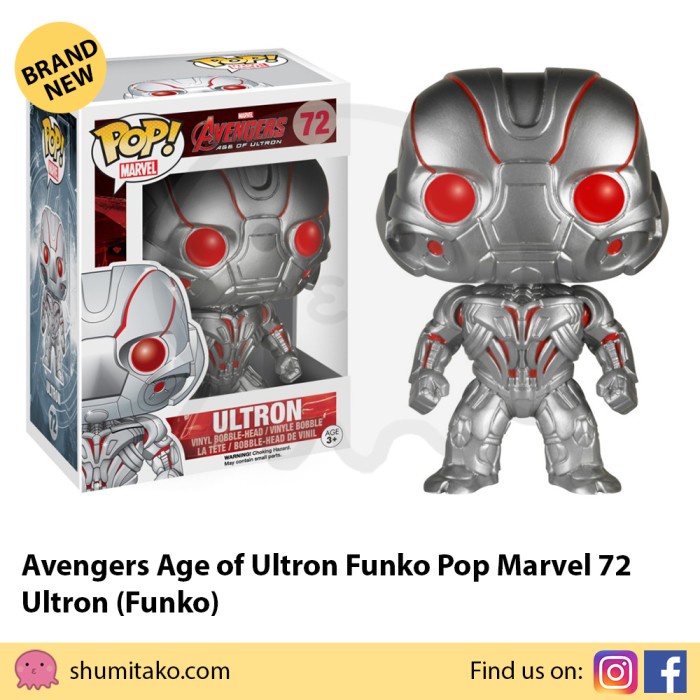 Avengers Age Of Ultron Funko Pop Marvel 72 Ultron By Funko