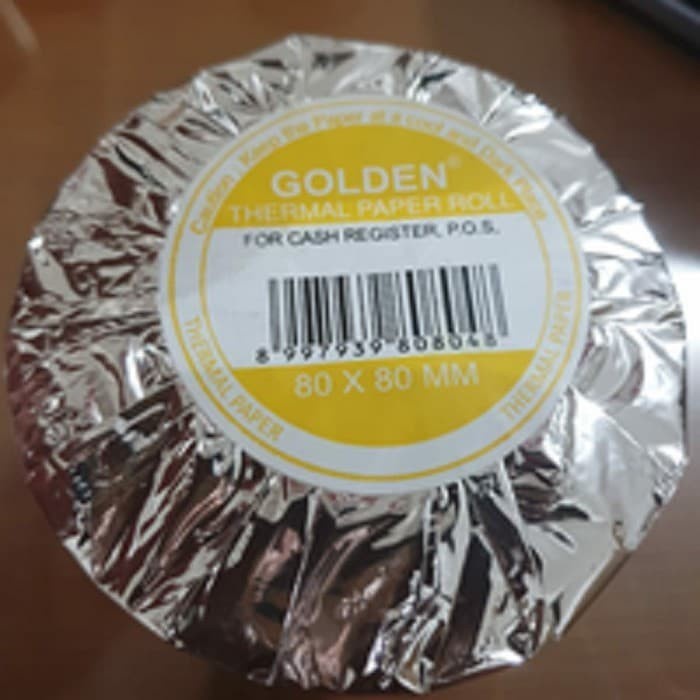 

Kertas Kasir thermal 80 X 80 merk:Golden.