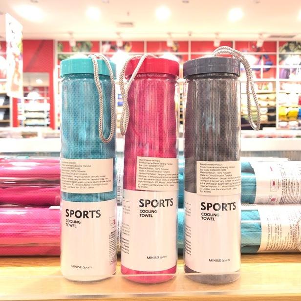 /////] Terlaris COOLING TOWEL MINISO SPORTS HANDUK OLAHRAGA 3 warna