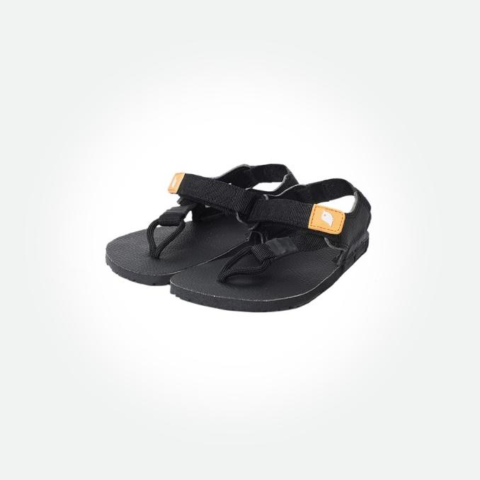 Tapak Barefoot Flip Flops - Black (Sendal Anak PYOPP)