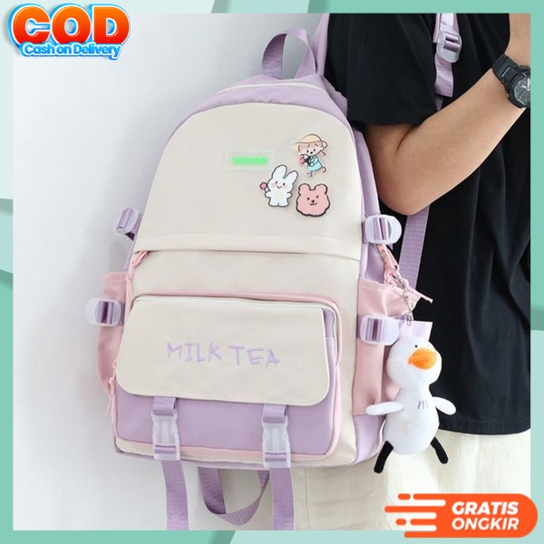 Taa Sekolah Perempuan Backpak Laptop Kerja Cwek Tad Punggung Smp Sma Perempuan Tas Ransel Backpack W