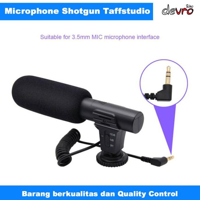 Shotgun Microphone untuk DSLR - Mikrofon Shotgun - MIC-05