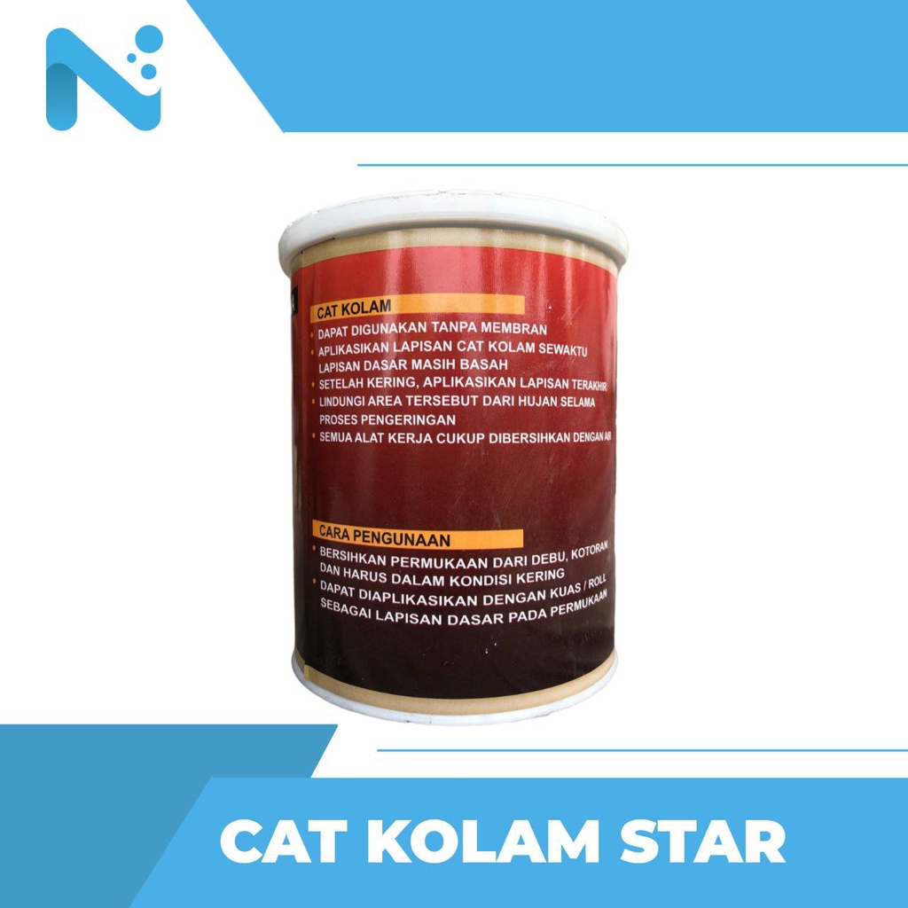 CAT KOLAM STAR ANTI BOCOR
