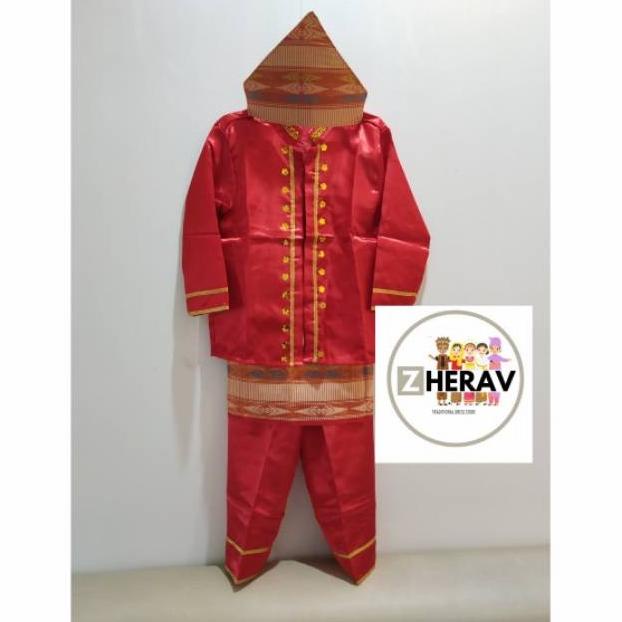 pakaian adat palembang anak TK - SD / baju pakaian adat palembang