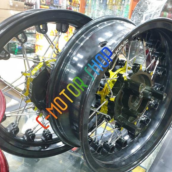 TERMURAH Termurah Velg Delkevic Nmax Ring 14 Model Jari-Jari Sudah Termasuk Rakit