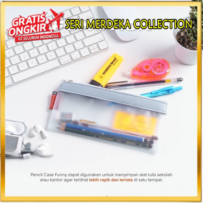 

PENCIL CASE TRANSPARAN KOTAK PENSIL LUCU TEMPAT PULPEN PENSIL SPIDOL BEST PRODUK !!