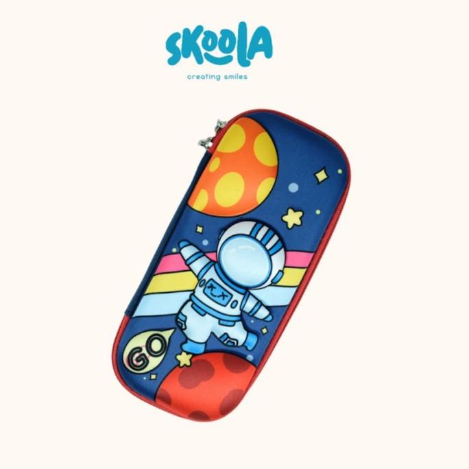 

Skoola Tempat Pensil Anak Laki" Hardtop 3D Lucu Spider Dino - Tepen