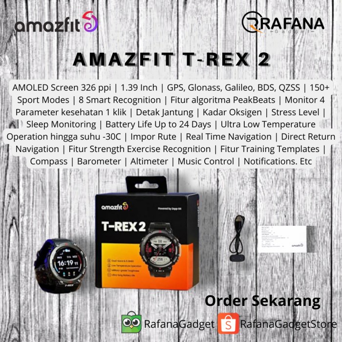 Amazfit T-Rex 2 ffs03