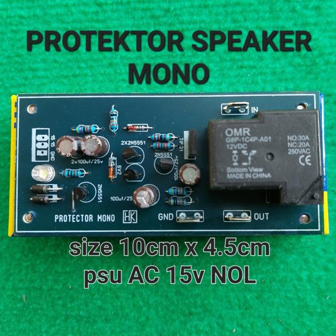Kt023 Protector Mono Protektor Relay Relai Pengaman Speker Speaker