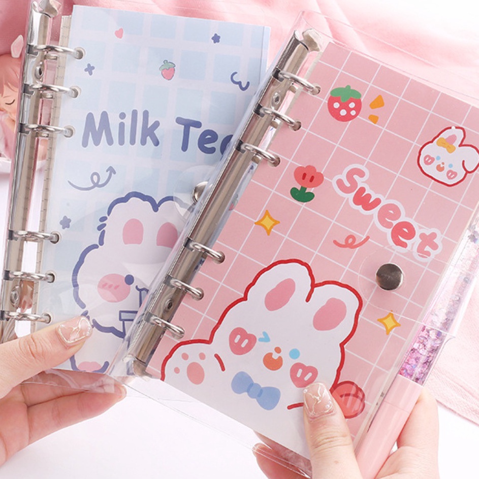 

#Sale⁎➮ TOPER Binder Note A6 100 lembar Lucu Karakter Character Daily Planner Aesthetic Estetik F88 ✹