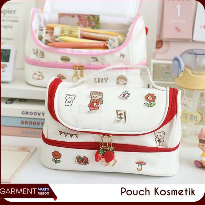 

Tempat Pensil Anak Import Lucu Pencil Case Korea Travel Make Up Pouch