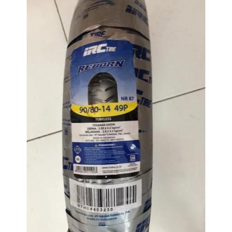 Ban Luar IRC Reborn Tubless 90-80-14 Ban New Vario 150 terbaru
