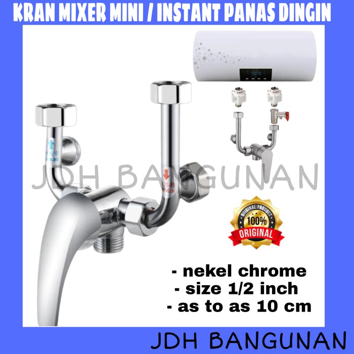 KRAN MIXER TANPA BOBOK / INSTANT MINI MIXER / KRAN PANAS DINGIN