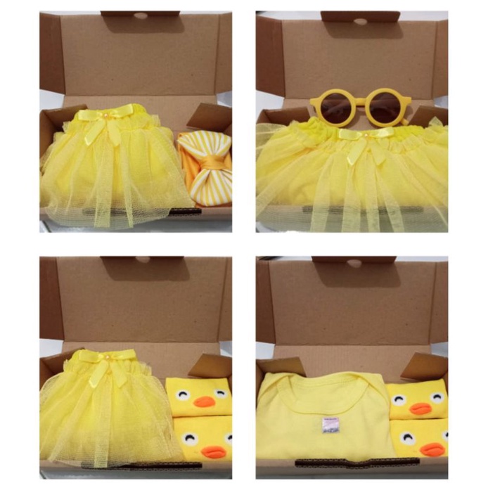 paket hampers bayi cowok cewek kuning ekonomis parcel bayi hemat kado bayi