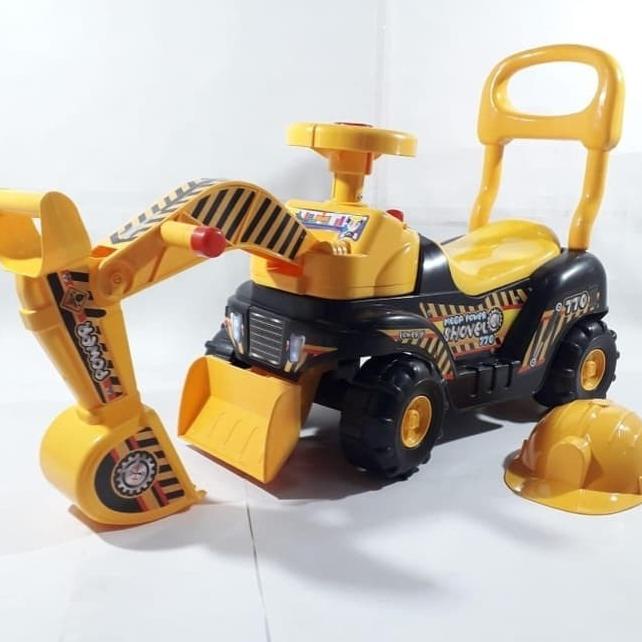 Sale Mainan Excavator Dorong/Beko Dorong Anak Mainan Mobil Dorong Anak Laki Termurah
