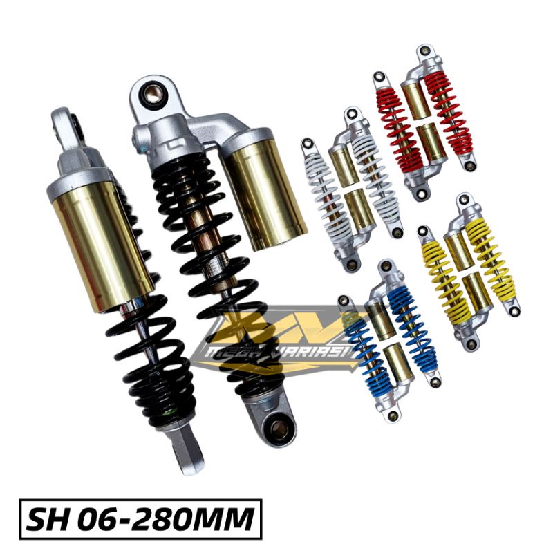 SHOCKBREAKER BELAKANG MOTOR BEBEK SHOCK ABSORBER TABUNG ATAS MODEL STANDAR COCOK UNTUK JUPITER VEGA FIZR FORCE ONE SIGMA DLL