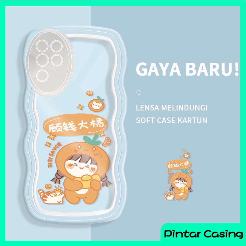 Casing Hp Ponsel untuk Infinix Note 10 Pro Hot 12 11 10 9 Play Hot 8 9 Smart 6 Plus Casing Kartun Lu