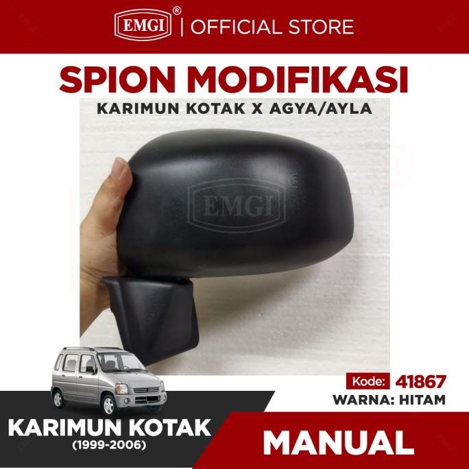 Modifikasi Spion Mobil Karimun Kotak housing Agya / Ayla - Manual