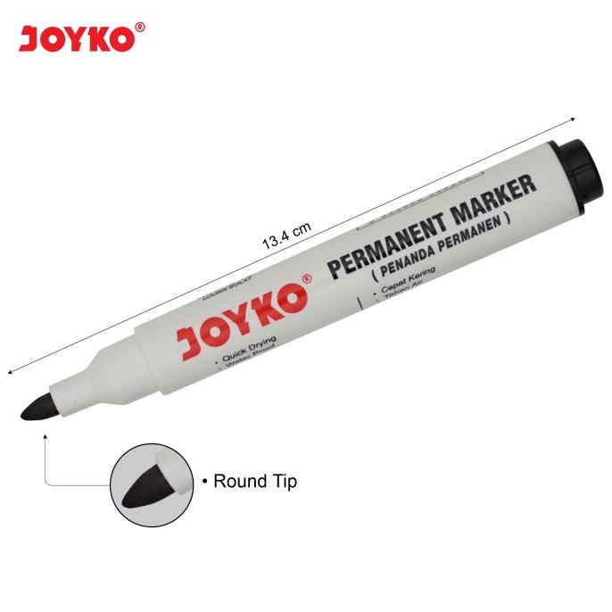 

Joyko Permanent Marker Spidol Permanen Round Tip