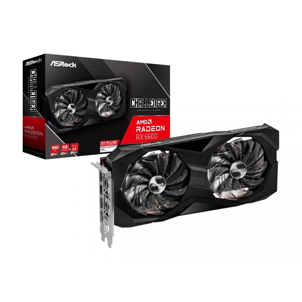 Asrock Challenger Radeon RX 6600 8GB GDDR6 Dual Fan Resmi