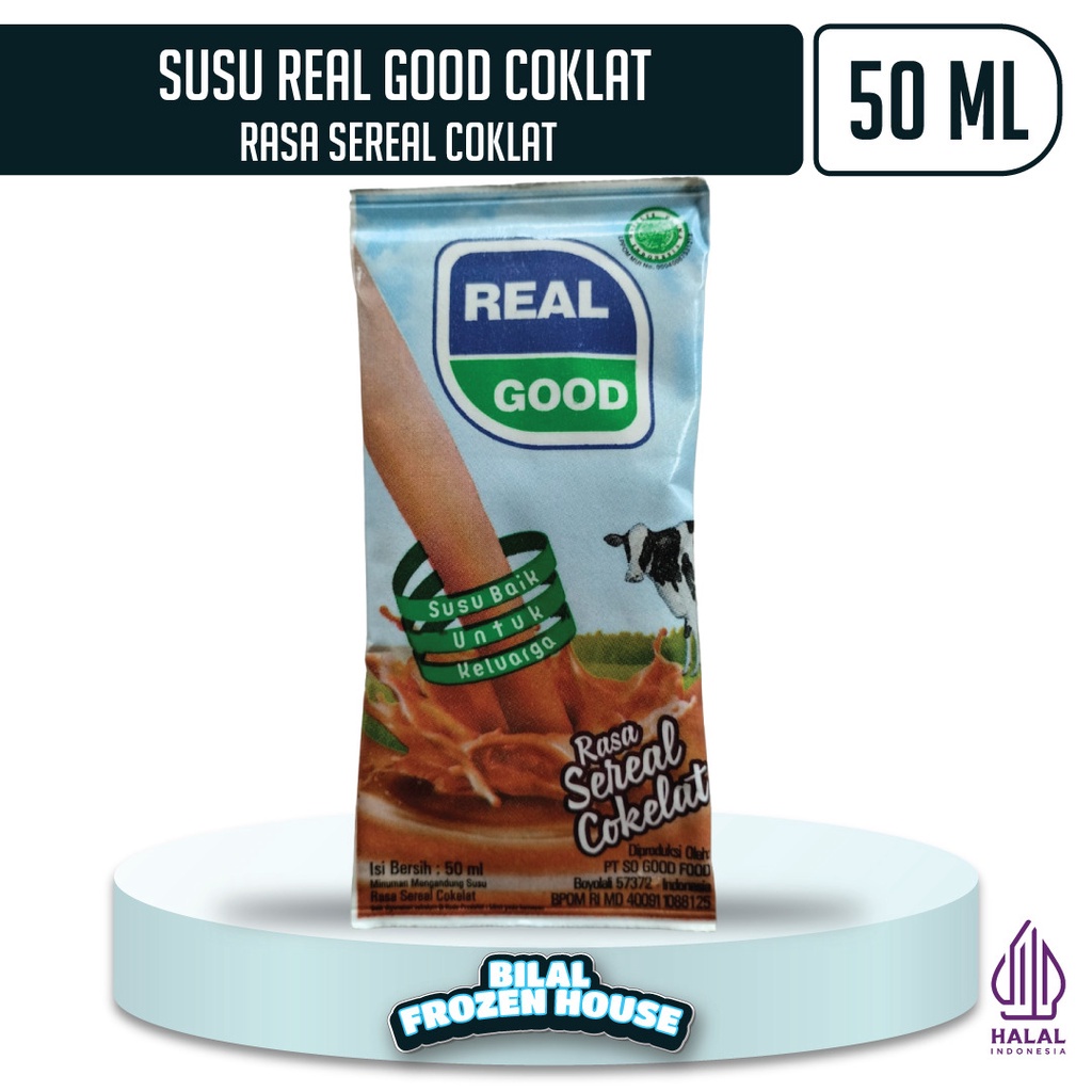 

Real Good Susu UHT 50ml - Susu Bantal Real Good