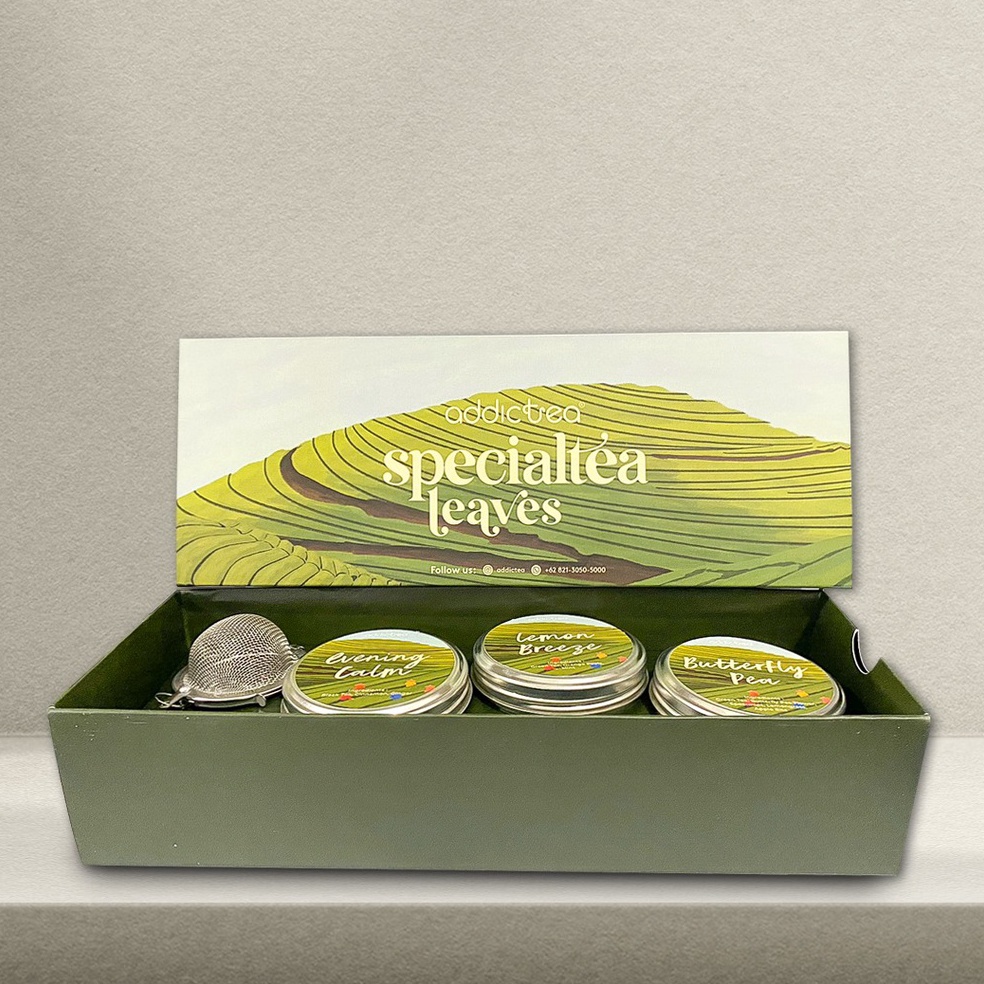 

Model Keren.. Addictea Hampers Idul Fitri Special Tea Leaves | Hampers Gift Teh EWA