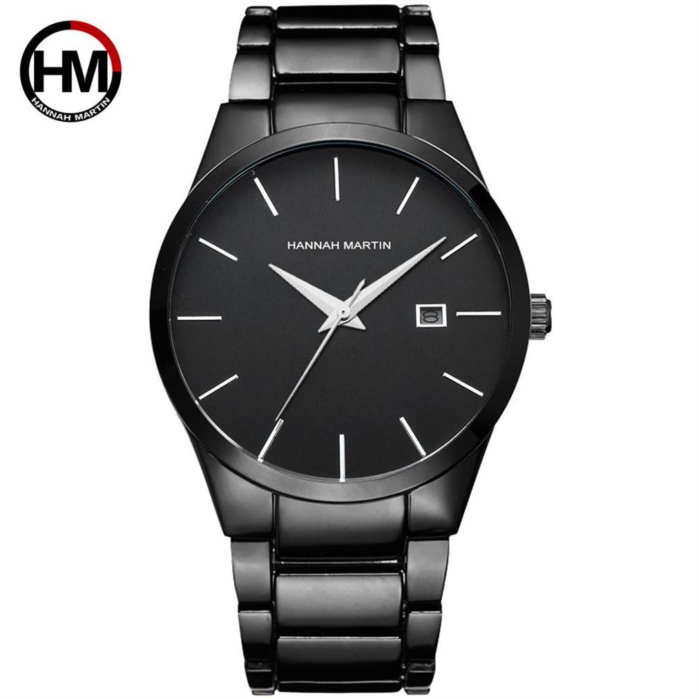Terbaru Hannah Martin Jam Tangan Pria Analog Date 17551 Stainless Steel