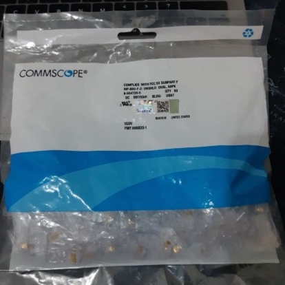 {PLJ.30Jn23ғ} konektor rj45 Commscope AMP connector CAT5e ORIGINAL 50pcs-bag/rj45 amp comscope