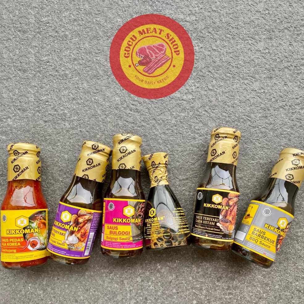 

Kemasan Baru.. ANEKA SAOS KIKKOMAN 300 gr ALL VARIANT GARLIC TERIYAKI GOCHUJANG BULGOGI LADA HITAM SOY SAUCE BBQ BARBECUE BOGOR APF