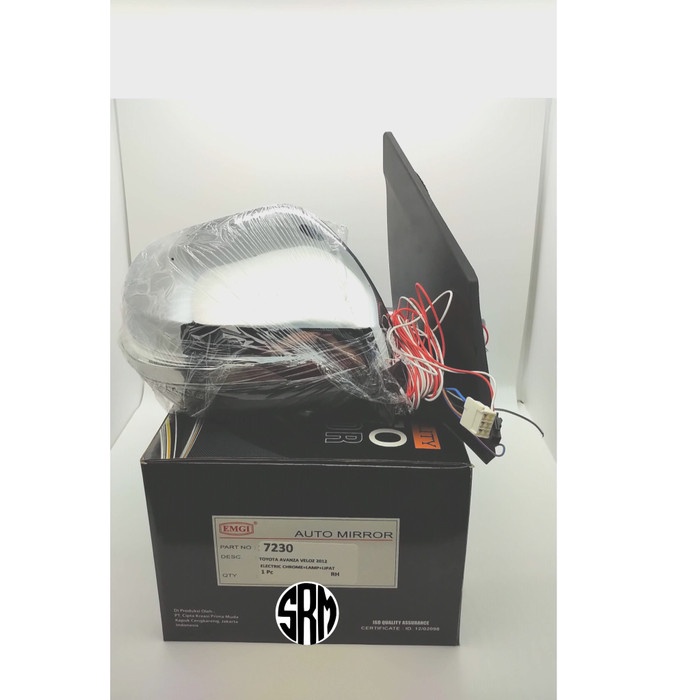 SPION TOYOTA AVANZA VELOZ ELECTRIC CHROME LAMPU LIPAT 2013 -
