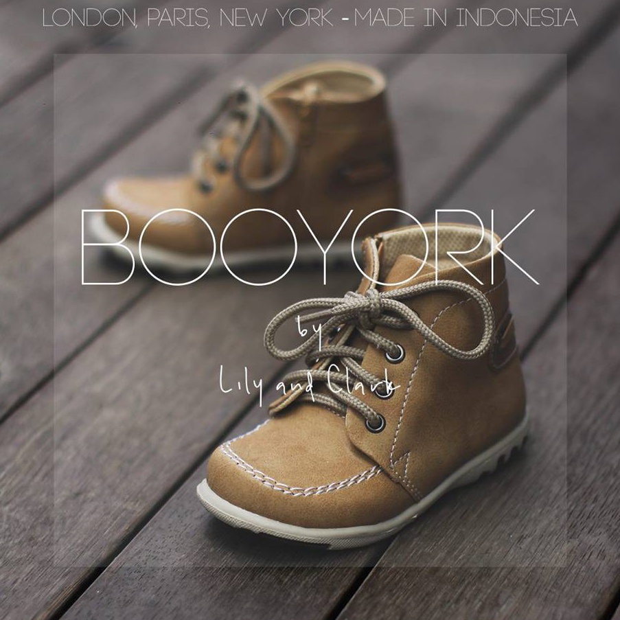 Sepatu Boots Anak Laki Laki, Sepatu Anak Boots Perempuan Lily and Clark Booyork Tan –TET.30Jn23w