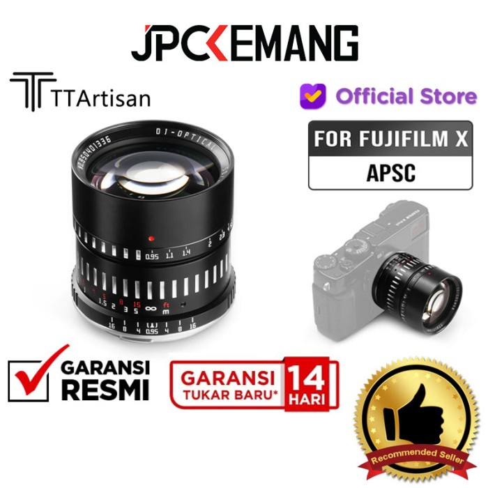Bestseller Ttartisan 50Mm F0.95 Fujifilm X Tt Artisan 50 Mm F/0.95 Fuji Resmi