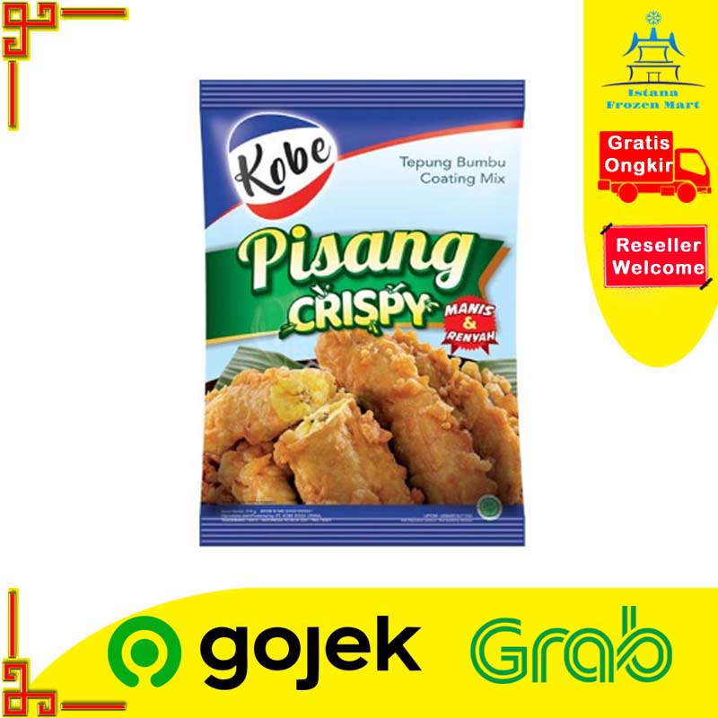 

Tepung Bumbu Pisang Goreng Crispy 210 Gram - KOBE