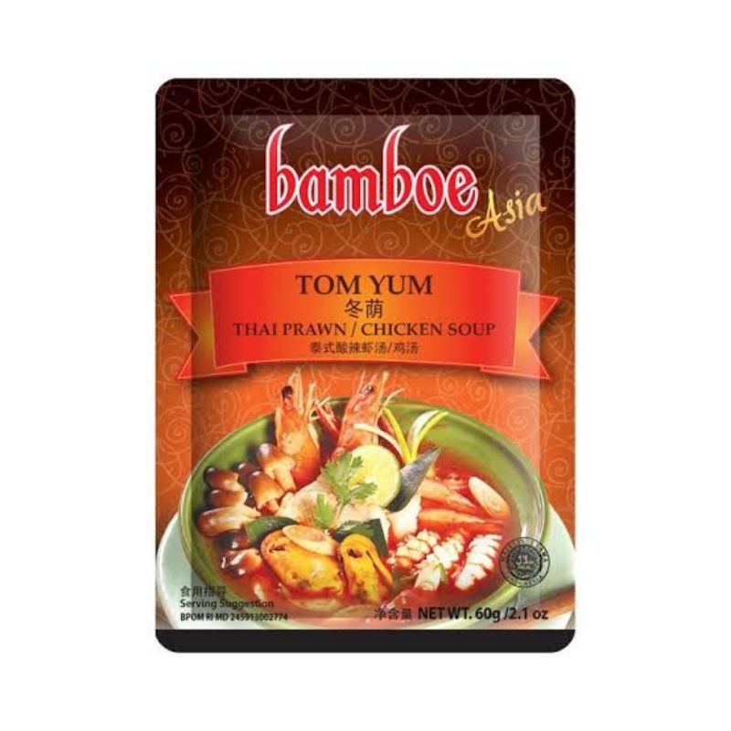 

Bumbu Tomyam Tom Yam Tomyum Tom Yum 60 Gram - BAMBOE