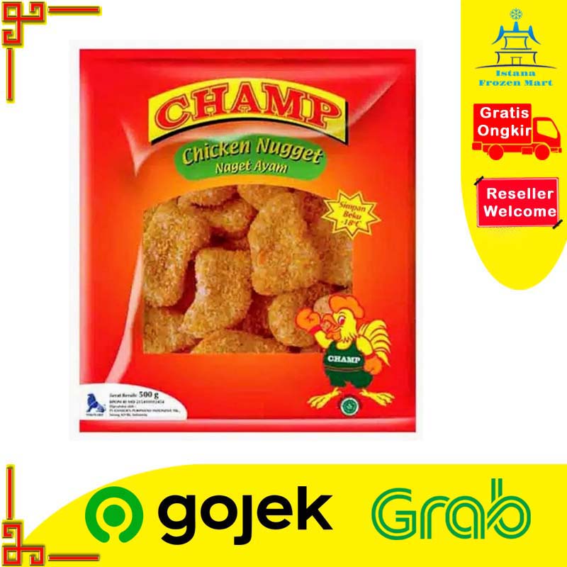 

Combination Chicken Nugget Naget Ayam 500 GR - CHAMP