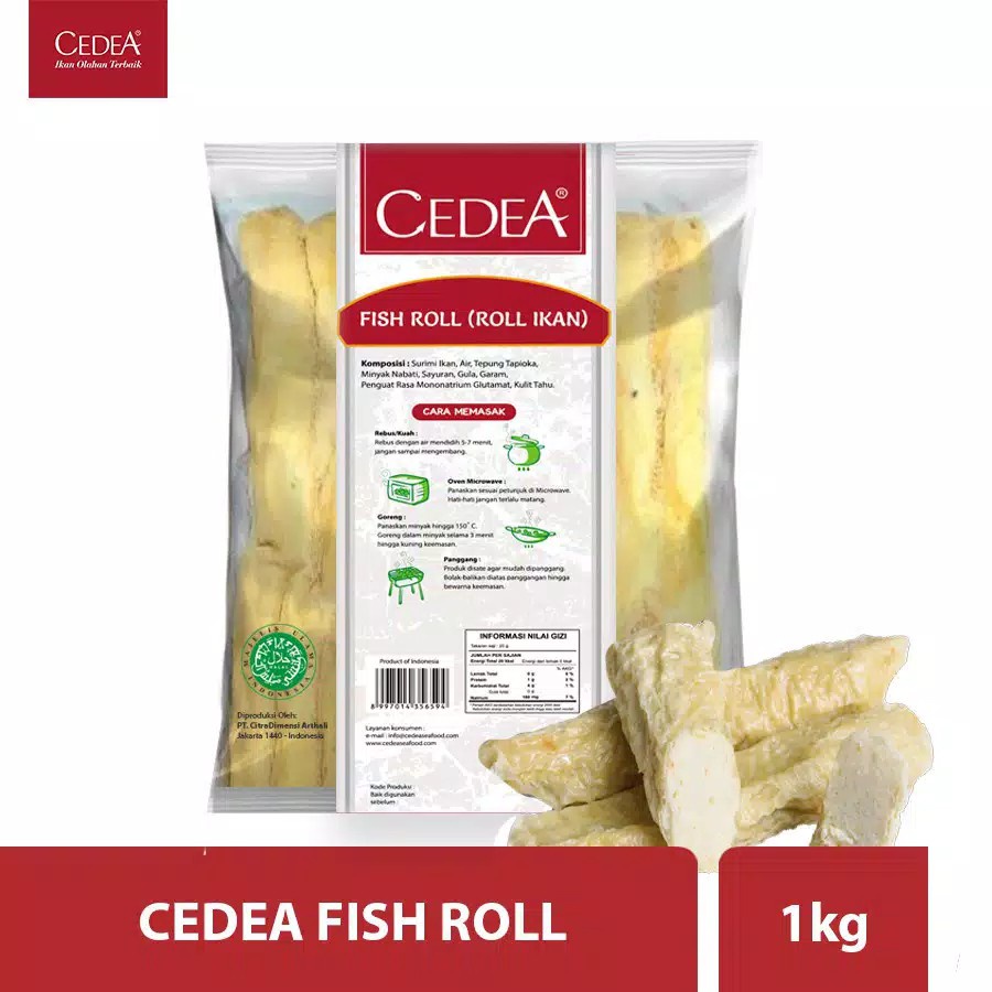 

Rol Ikan Fish Roll 1kg - CEDEA