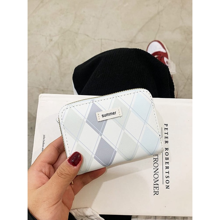 (COD) Dompet Kartu 11 slot Dompet motif Summer Simple Dompet Gawang Impor MALL SHOPPING