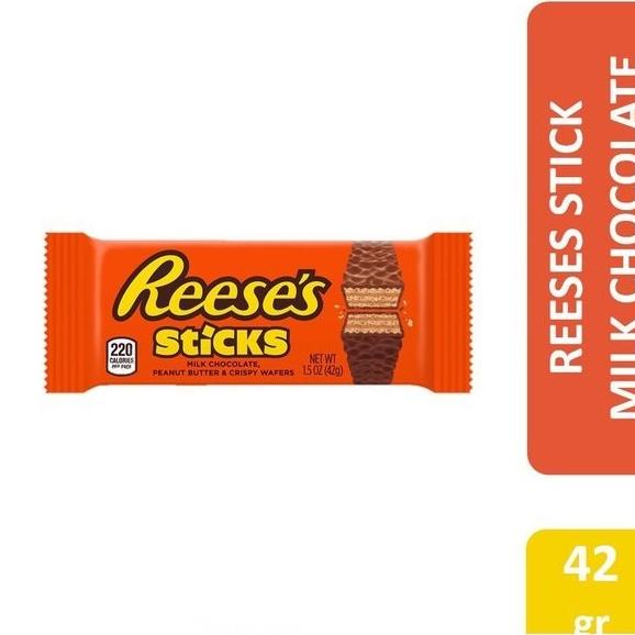

Reeses Sticks Milk Chocolate Peanut Butter & Crispy Wafer