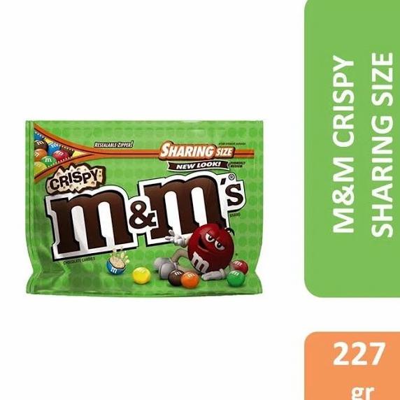 

M&M'S M&M CRISPY CHOCOLATE CANDIES SHARING SIZE 226,8GR