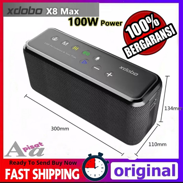{{COD AKTIF}} Speaker Bluetooth Wireless Xdobo X8 Max 100w Subwoofer Original KOMPLIT Kode 143