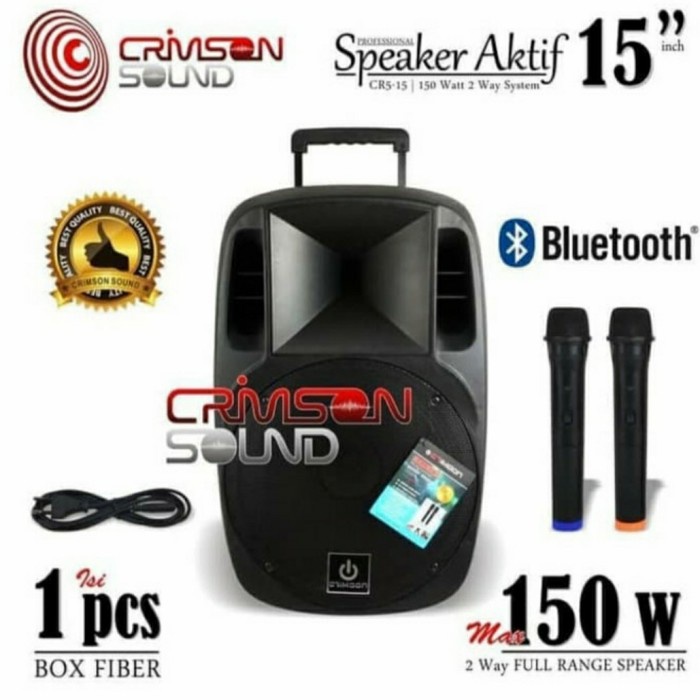 Speaker Aktif 15 inch Crimson CR5 15 Portable